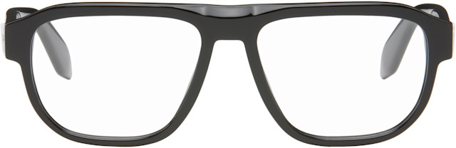 Off-White: Black Style 5035 Glasses | SSENSE