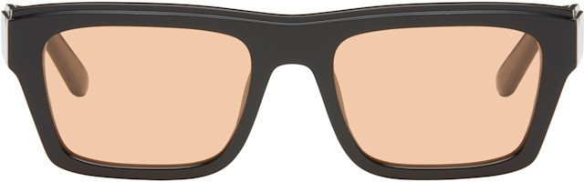 Off-White: Black Flint Sunglasses | SSENSE