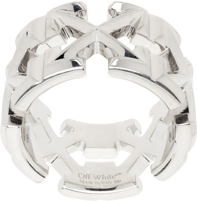 Off-White: Arrow Ring | SSENSE