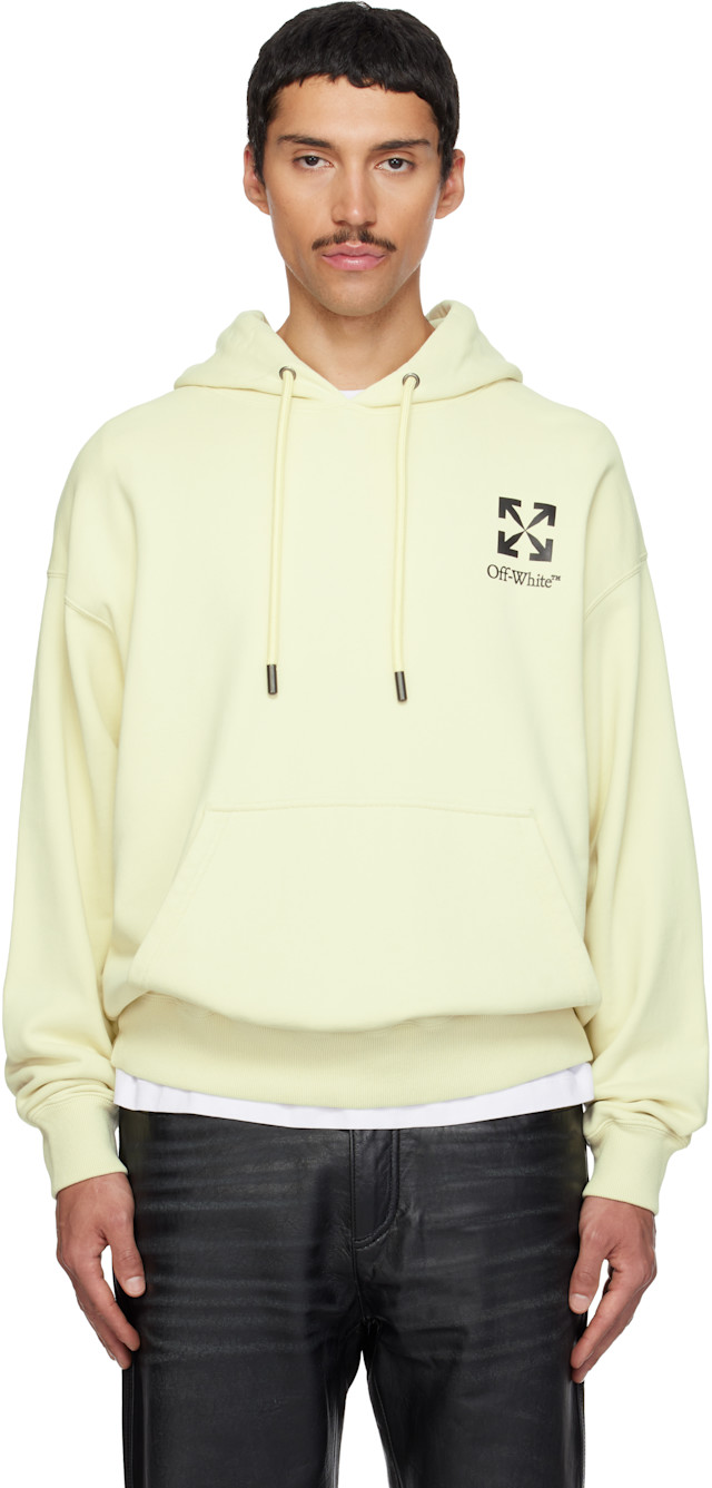 Off-White: イエロー Small Arrow Skate フーディ | SSENSE 日本