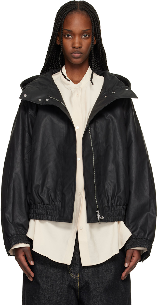 Studio Nicholson: Black Cabot Jacket | SSENSE