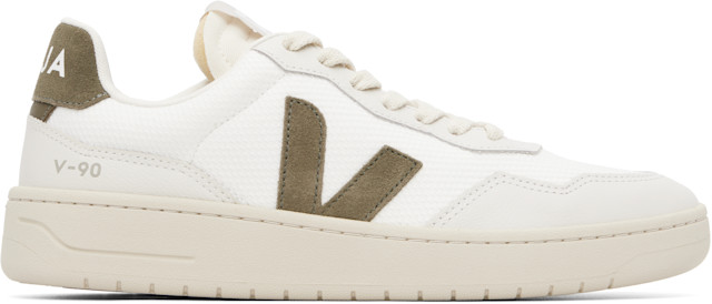 VEJA: White V-90 B-Mesh Sneakers | SSENSE