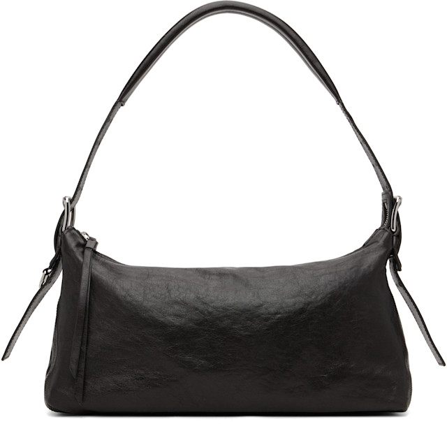LEMAIRE: Brown Belted Baguette Bag | SSENSE