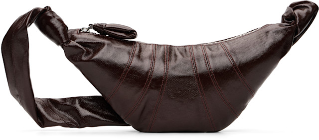 LEMAIRE: Brown Small Croissant Bag | SSENSE
