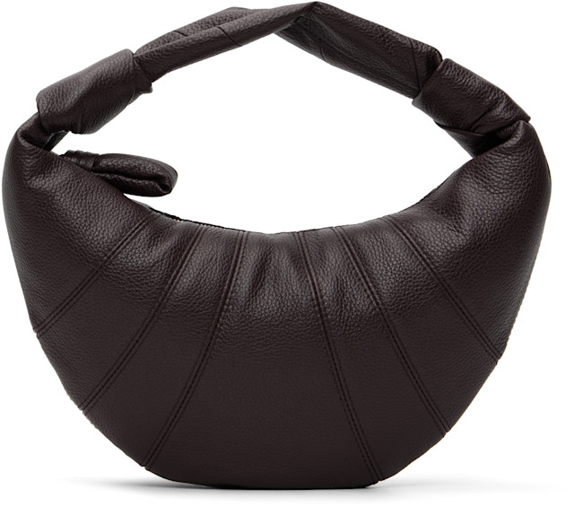 LEMAIRE: Brown Mini Fortune Croissant Bag | SSENSE