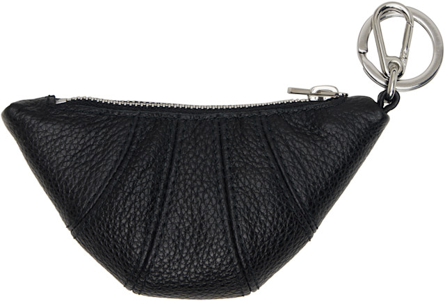 LEMAIRE: Black Mini Croissant Keychain | SSENSE Canada