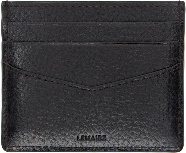 LEMAIRE: Brown Gear Card Holder | SSENSE