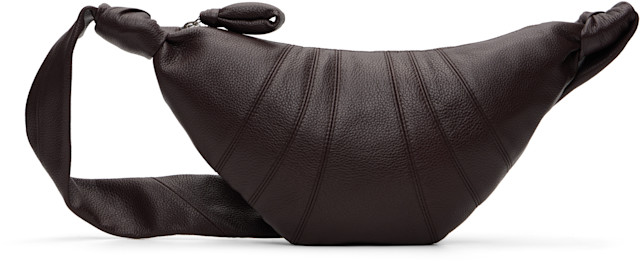 LEMAIRE: Brown Small Croissant Bag | SSENSE