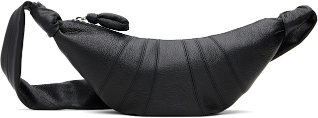バッグ LEMAIRE SMALL CROISSANT BAG BLACK LEMAIRE: Black Small Croissant Bag | SSENSE