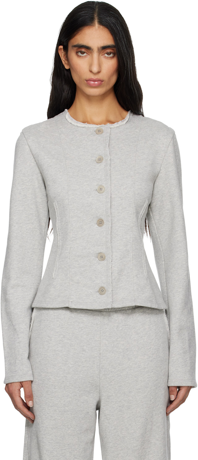paloma wool グレー カーディガン S Paloma Wool: Gray Sanpi Cardigan | SSENSE