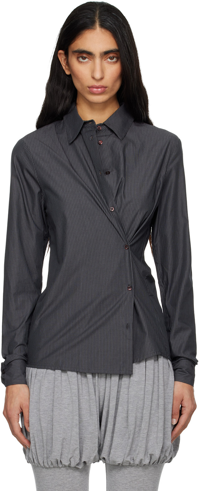 Paloma Wool: Gray Donald Shirt | SSENSE United Kingdom