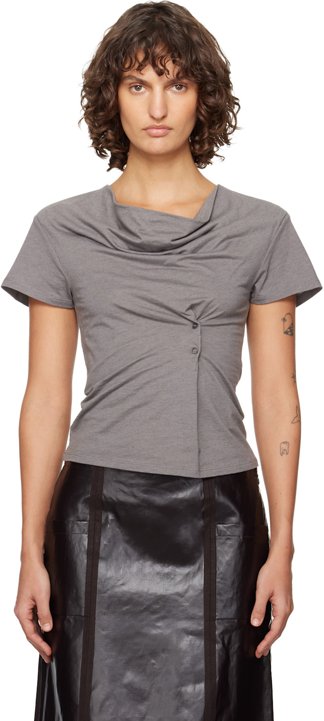 Paloma Wool: Gray Hazzard T-shirt | SSENSE