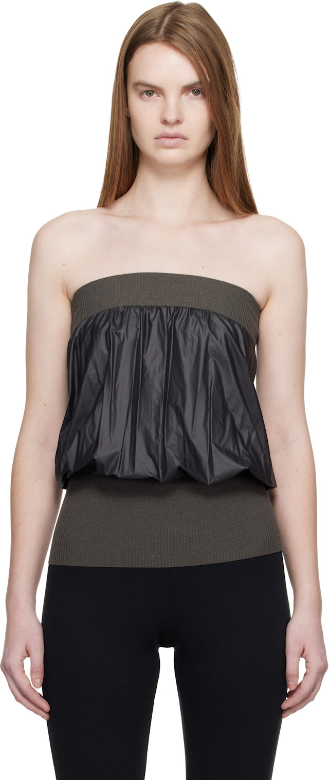 Paloma Wool: Gray Fino Tube Top | SSENSE Canada