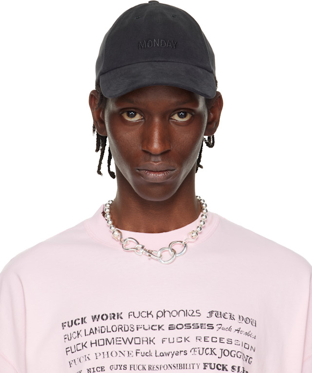 VETEMENTS: ブラック Monday Pristine キャップ | SSENSE 日本