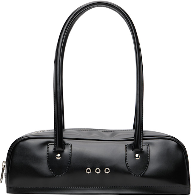 Comme des Garçons Comme des Garçons: ブラック Synthetic Leather