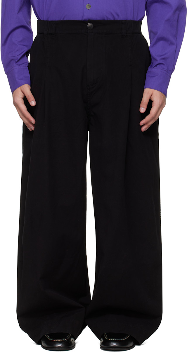 Toogood: Black 'The Locksmith' Trousers | SSENSE