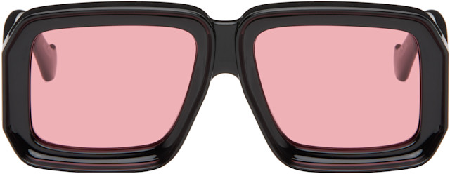 LOEWE: Black Paula's Ibiza 'Dive In Mask' Sunglasses | SSENSE