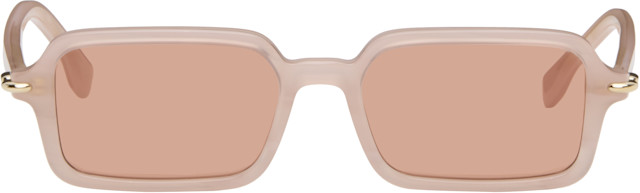 【希少品】FENDI サングラス ピンク ユニセックス ヴィンテージ シールド Fendi: ピンク 'Fendi Selleria' サングラス | SSENSE 日本