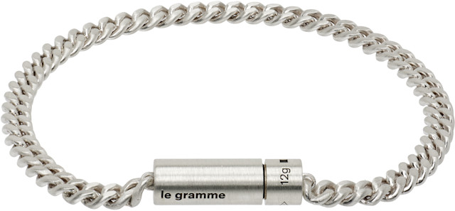 Le Gramme: Curb Chain Cable 12g Bracelet | SSENSE