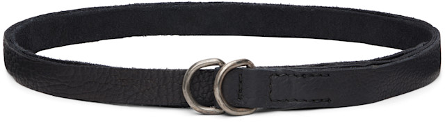 Guidi: Black Leather Belt | SSENSE
