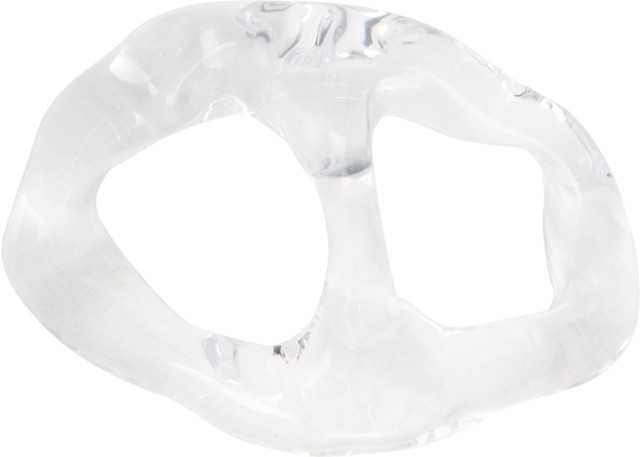 HOMME PLISSÉ ISSEY MIYAKE: Transparent Crystalline Stole Buckle