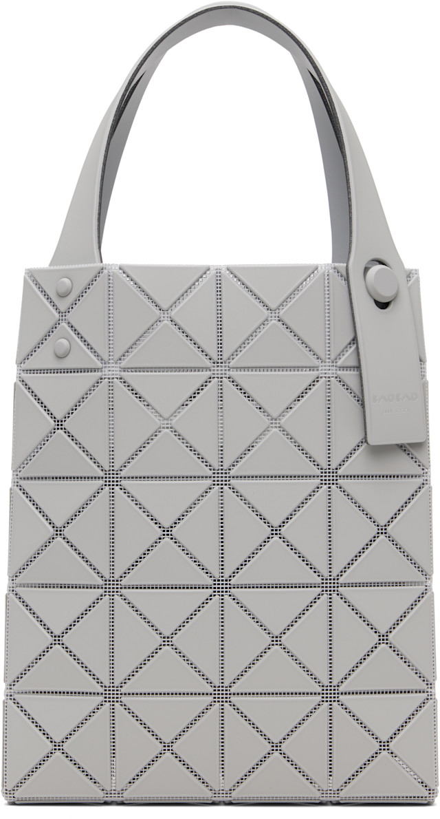 BAO BAO ISSEY MIYAKE: Gray Prism Plus Tote | SSENSE