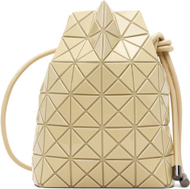 BAO BAO ISSEY MIYAKE: Beige Wring One-Tone Bag | SSENSE