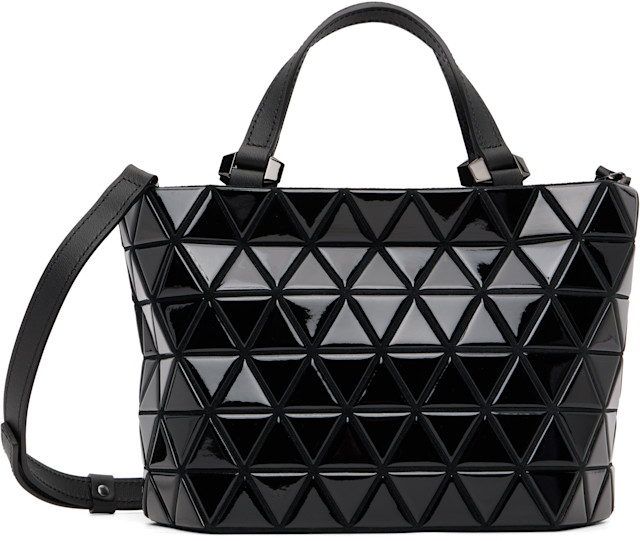 BAO BAO ISSEY MIYAKE: Black Crystal Gloss Bag | SSENSE