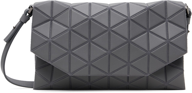 BAOBAO ISSEY MIYAKE ボディバッグ グレー BAO BAO ISSEY MIYAKE: Gray Matte Tonneau Bag | SSENSE Canada