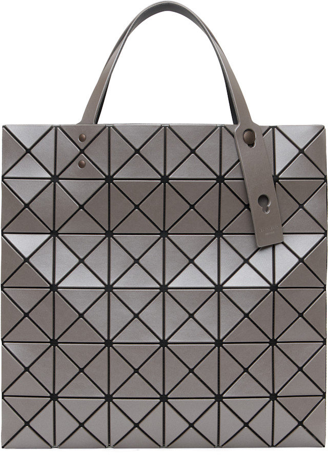 BAO BAO ISSEY MIYAKE: Brown Lucent Metallic Tote | SSENSE