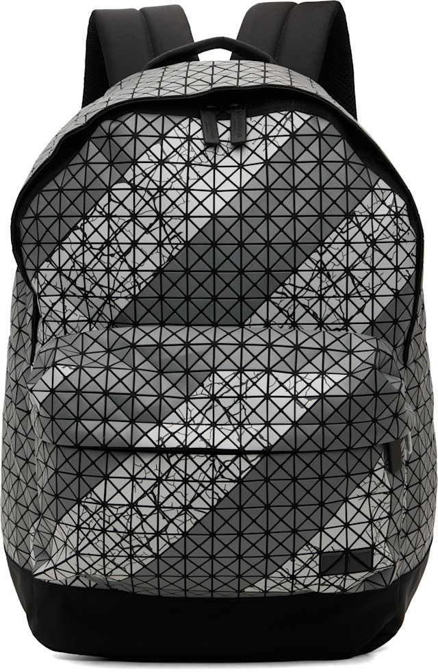 BAO BAO ISSEY MIYAKE: Gray Daypack Autobahn Backpack | SSENSE