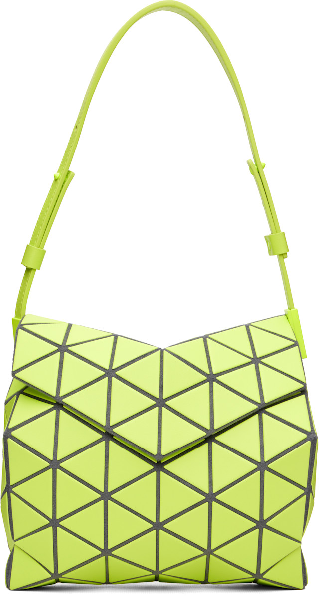 BAO BAO ISSEY MIYAKE: Yellow Torso Bag | SSENSE