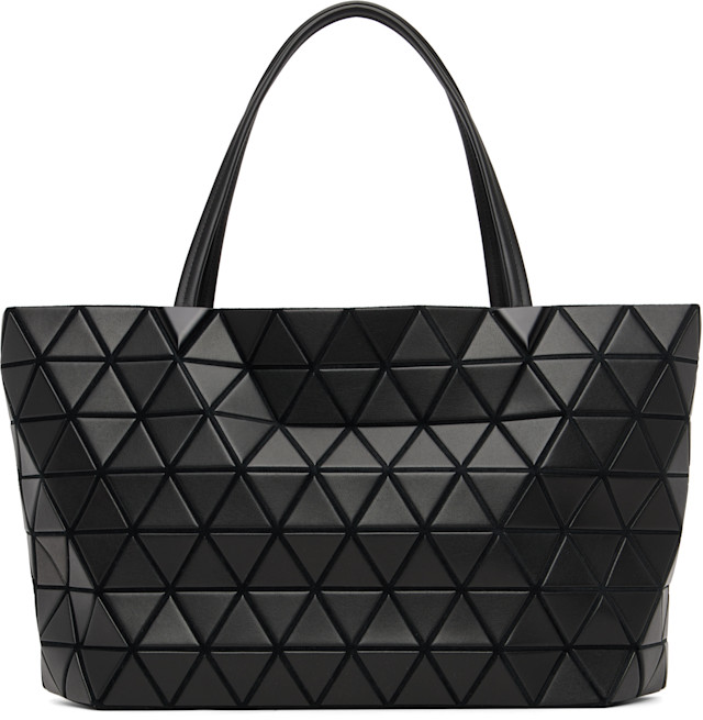 BAO BAO ISSEY MIYAKE: Black Bateau Matte Tote | SSENSE