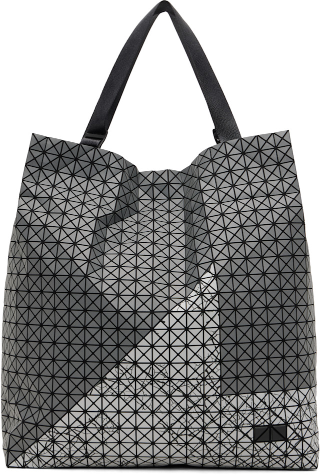 BAO BAO ISSEY MIYAKE: Gray Cart S Autobahn Tote | SSENSE