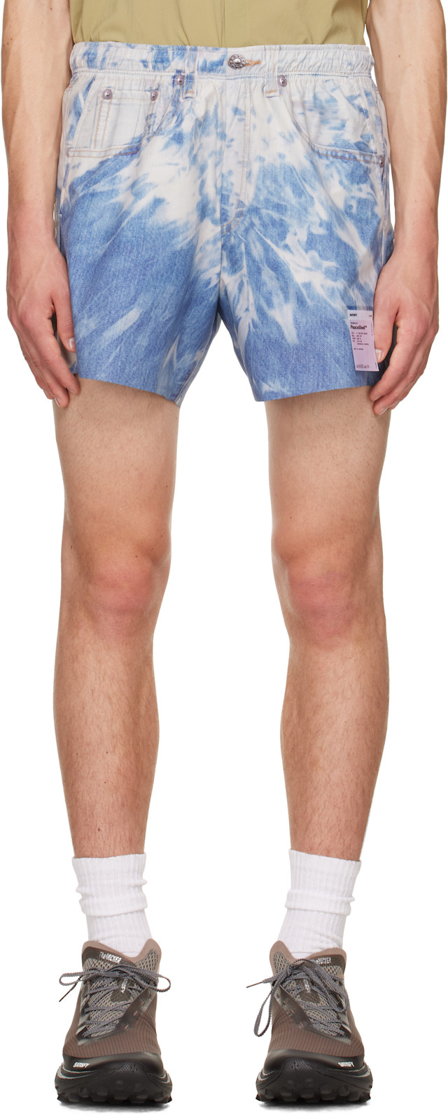 Satisfy: ブルー PeaceShell Unlined ショートパンツ | SSENSE 日本