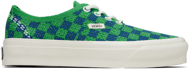 Vans: Green & Blue LX Authentic 44 Sneakers | SSENSE Canada