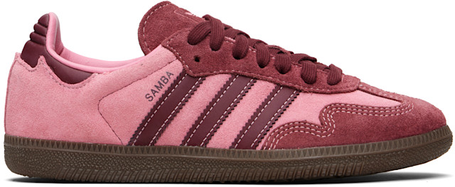 adidas Originals: Pink Samba OG Sneakers | SSENSE Canada adidas Originals: Pink Samba OG Sneakers | SSENSE Canada