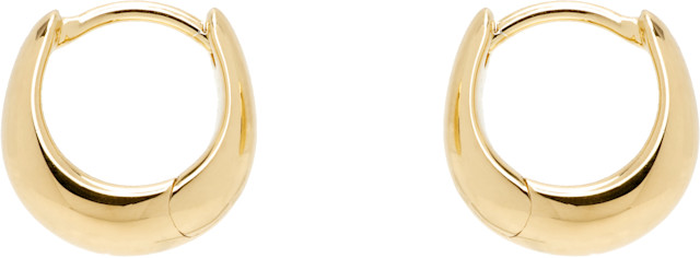 【片耳のみ】TOM WOOD　Ice Huggie Gold Small Tom Wood: Ice Huggie Earrings | SSENSE