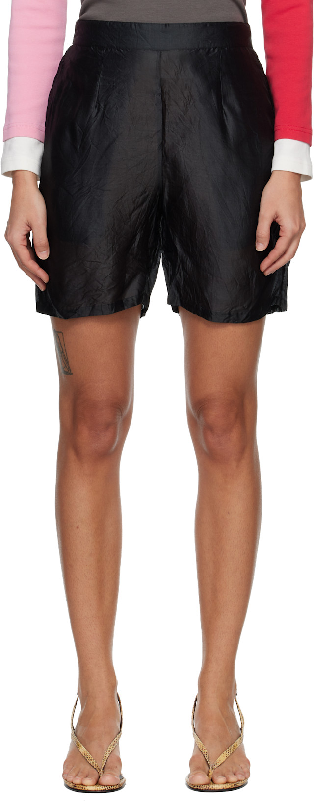 Gimaguas: Black Vela Shorts | SSENSE