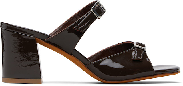 Maryam Nassir Zadeh: Brown Una Heeled Sandals | SSENSE