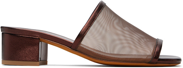 Maryam Nassir Zadeh: Brown Sophie Heeled Sandals | SSENSE