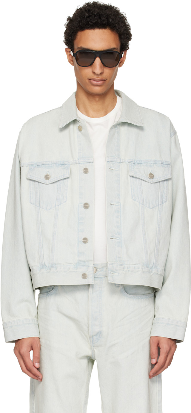 Fear of God: ブルー ブリーチ デニム クラシック トラッカー