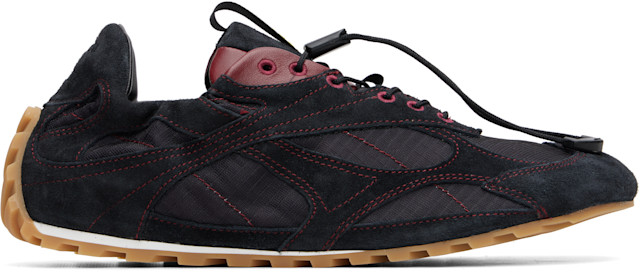 Bottega Veneta: ブラック Orbit Flash スニーカー | SSENSE 日本