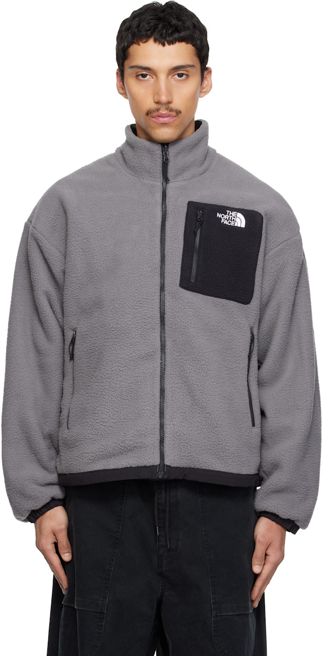 The North Face: Gray & Black Yumiori Reversible Jacket | SSENSE Canada
