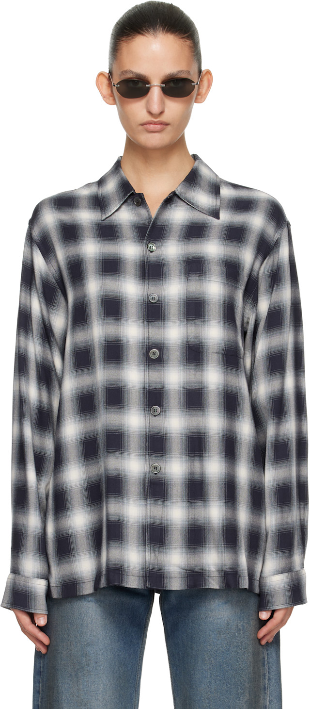 トップス OUR LEGACY every shirt size50 OUR LEGACY: Black & White Every Shirt | SSENSE Canada