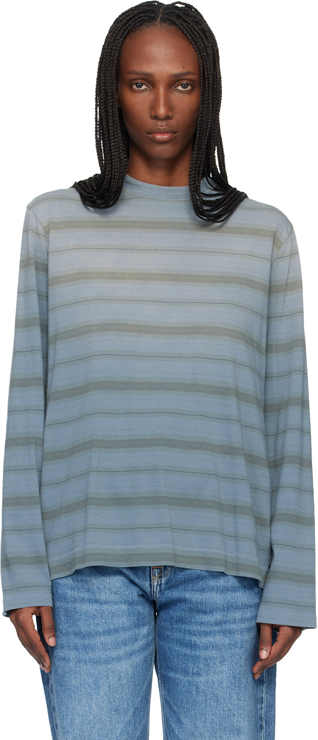 トップス OUR LEGACY Box Longsleeve 26SS 48 OUR LEGACY: Gray Box Longsleeve T-shirt | SSENSE Canada