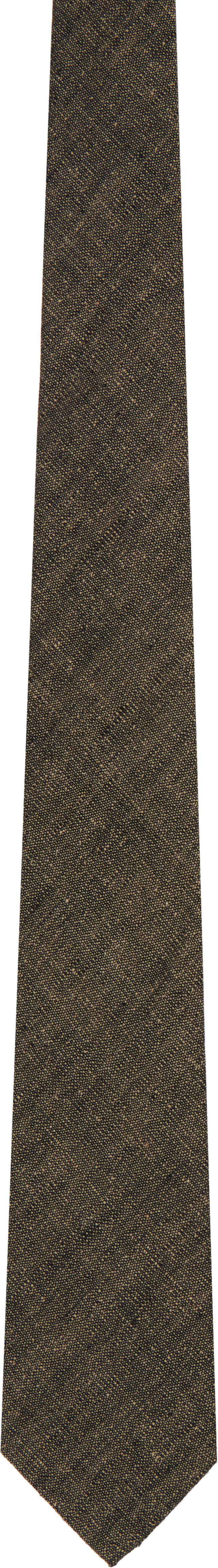 OUR LEGACY: Brown Linen Tie | SSENSE