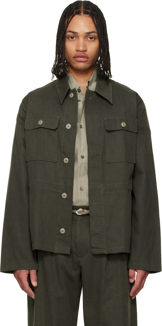 Roger Green Unity OUR LEGACY: Green Unity Jacket | SSENSE