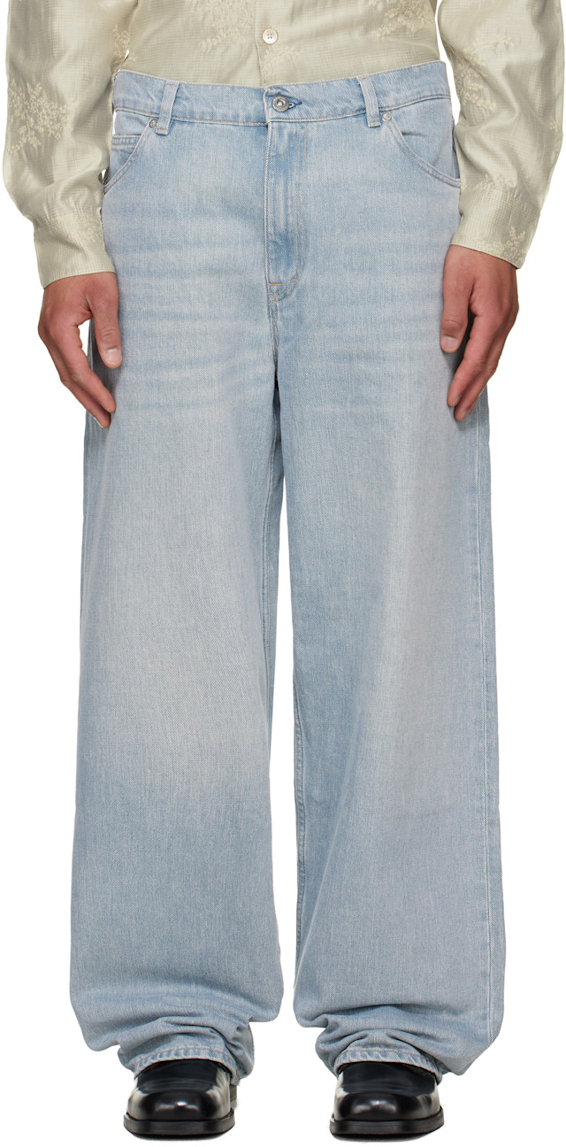 OUR LEGACY: Blue Vast Cut Jeans | SSENSE