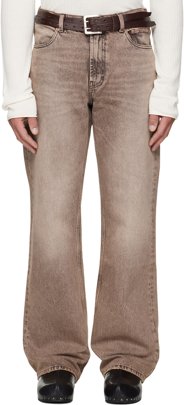 OUR LEGACY: Tan Carlson Cut Jeans | SSENSE Netherlands